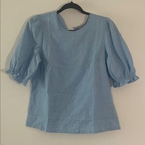 Ted Baker Light Blue flower pattern Blouse